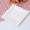 Eco-friendly cake paper plates, disposable round plates, square plates, cake paper plates, fast food tableware, children's DIY handmade paper plates details Picture